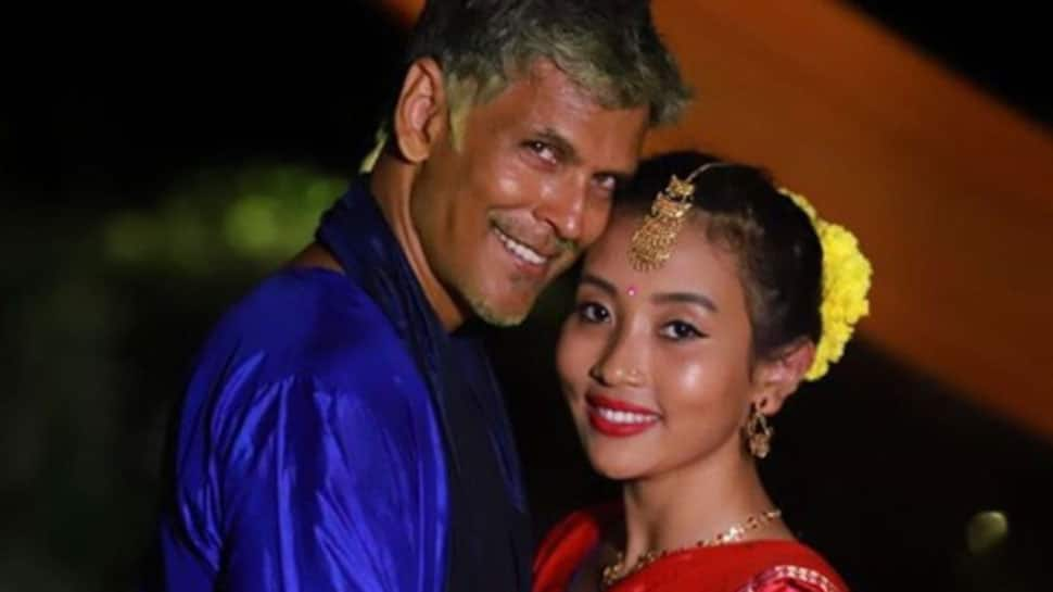 Milind Soman-Ankita Konwar&#039;s latest pics are too cute to miss!