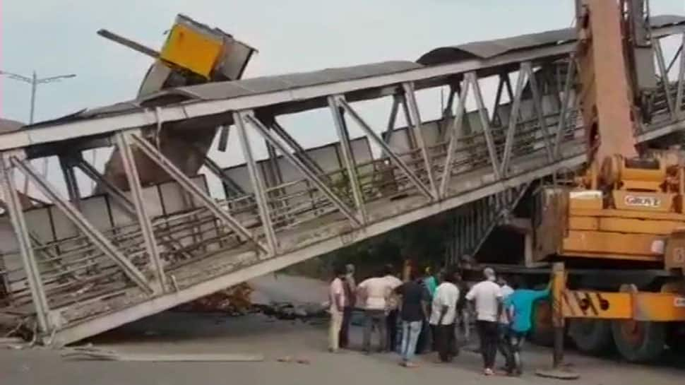 Footover bridge collapses in Thane, no casualties reported