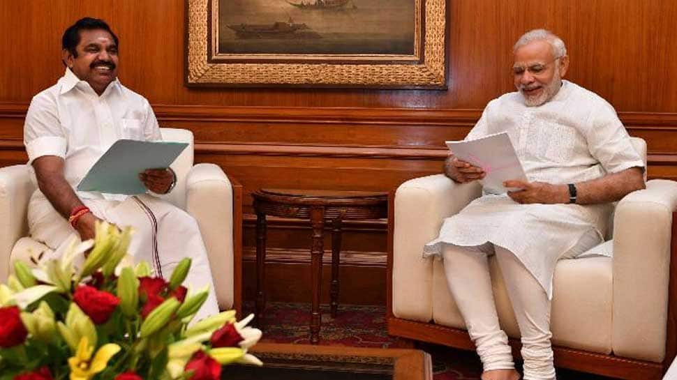 Tamil Nadu CM Edappadi K Palaniswami meets PM Narendra Modi, says decision on alliance after announcement of polls dates 