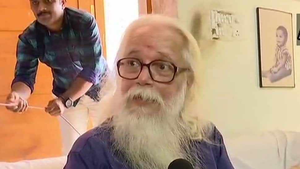 1994 spy case: Kerala CM Pinarayi Vijayan presents compensation cheque to ex-ISRO scientist Nambi Narayanan 1994 spy case: Kerala CM Pinarayi Vijayan presents compensation cheque to ex-ISRO scientist Nambi Narayanan