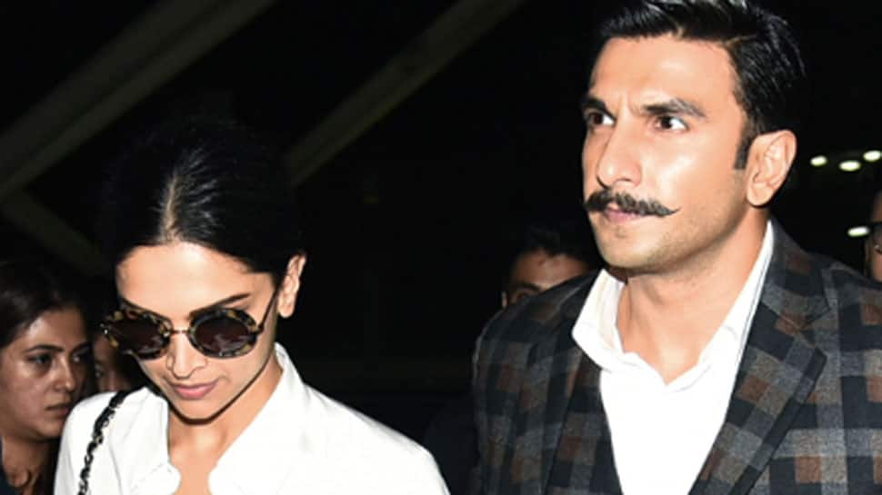 Deepika Padukone dines with Ranveer Singh and his mother; couple strikes a pose with fans - See pics Deepika Padukone dines with Ranveer Singh and his mother; couple strikes a pose with fans - See pics
