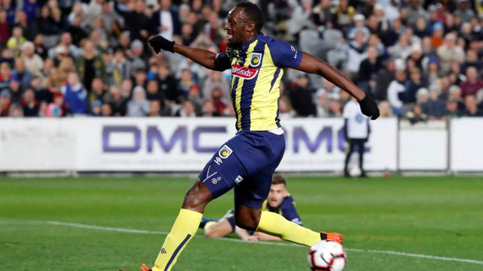 Football: Usain Bolt scores two goals in his first start for the Central Coast Mariners