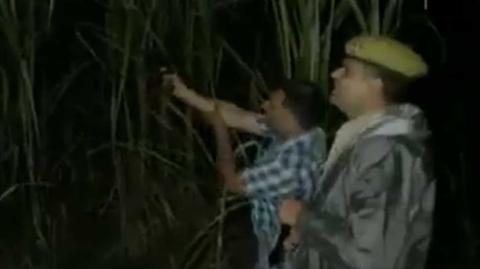 UP cops shout &#039;thain, thain&#039; to scare criminals in UP&#039;s Sambhal - WATCH  