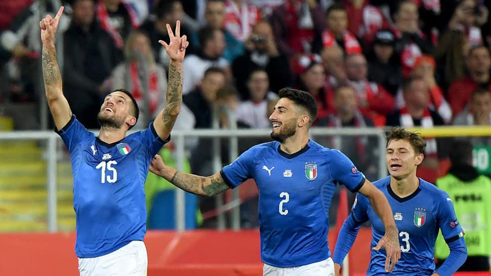 UEFA Nations League: Cristiano Biraghi gives Italy stoppage-time win in Poland