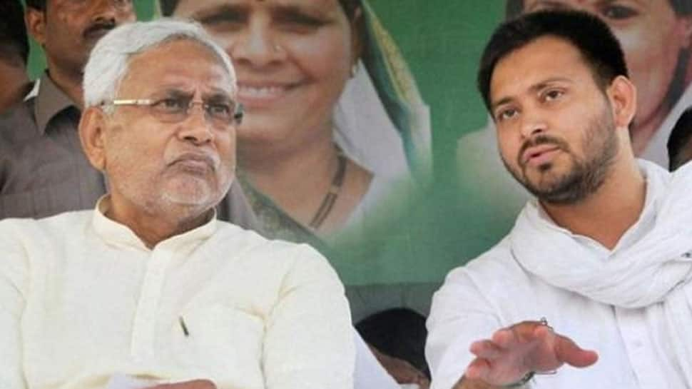 Bihar: Posters depicting Tejashwi Yadav as &#039;Rama&#039;, Nitish Kumar as &#039;Ravana&#039; surface in Patna