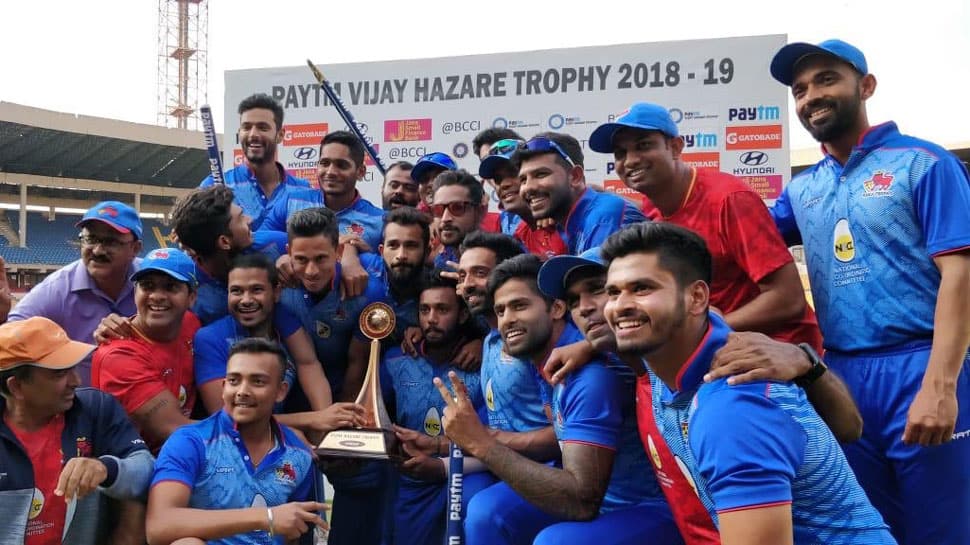 Vijay Hazare Trophy Mumbai win trophy after 12 years; Coach, players