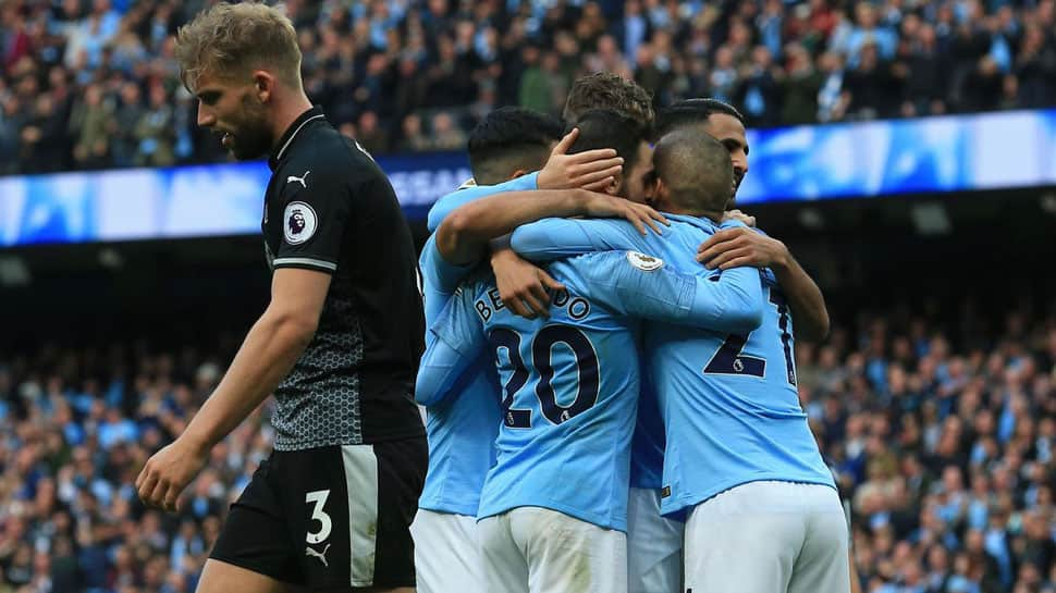 EPL: Manchester City go top of the table after 5-0 win against Burnley