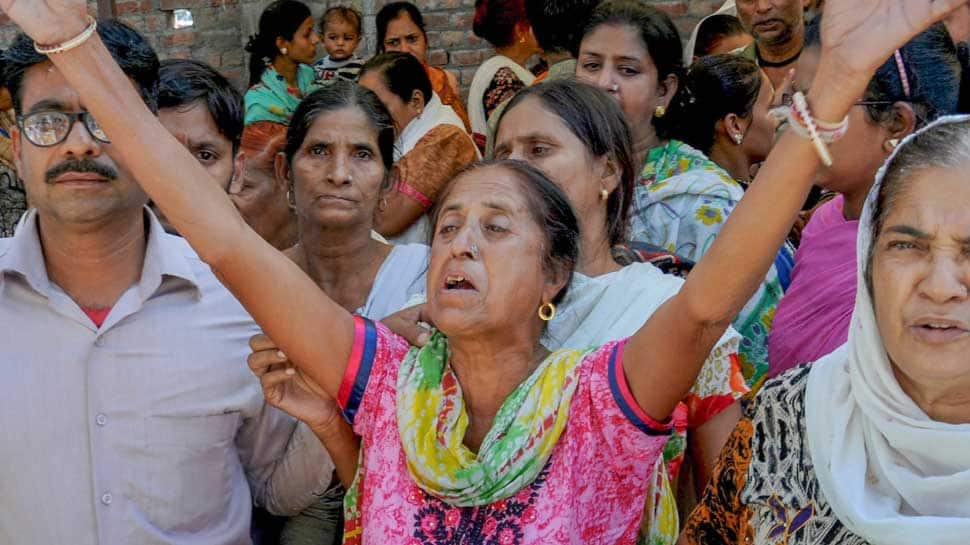 Amid blame game over Amritsar train tragedy, locals continue to protest, demand compensation for victims