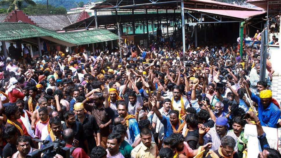 Sabarimala temple: Six women prevented from reaching the shrine on Day 5