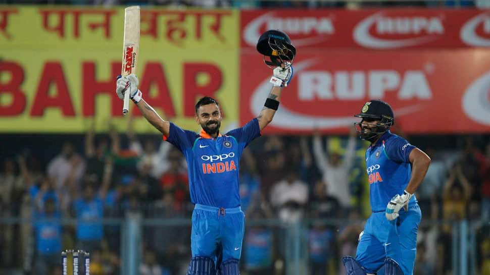 Virat Kohli, Rohit Sharma hit tons to flatten West Indies