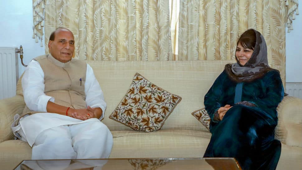 Good relations with Pak has positive impact on J&amp;K: Mehbooba tells Rajnath