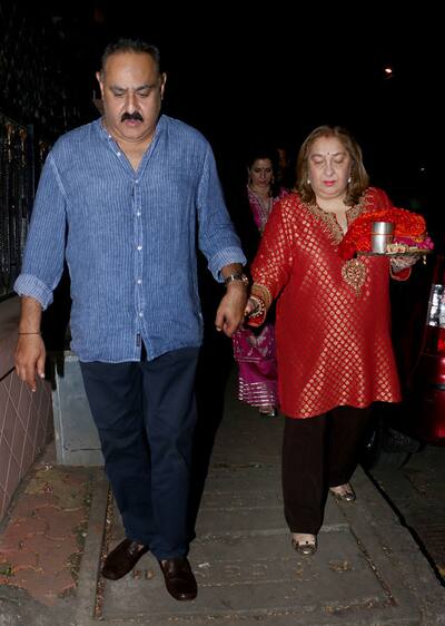 Reema Jain with husband Manoj Jain
