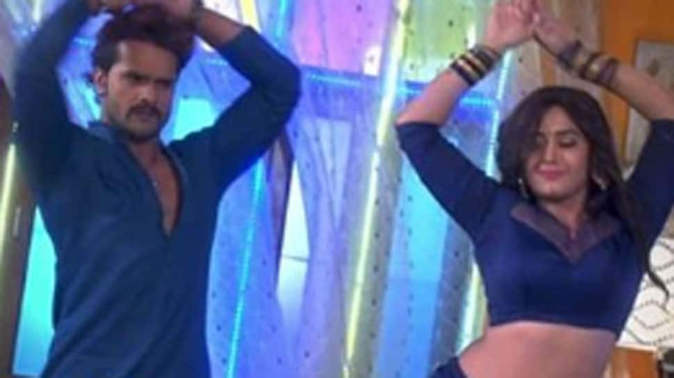 Khesari Lal Yadav and Kajal Raghwani&#039;s &#039;Aahoo Eh Oriya&#039; song will make you dance in true desi style