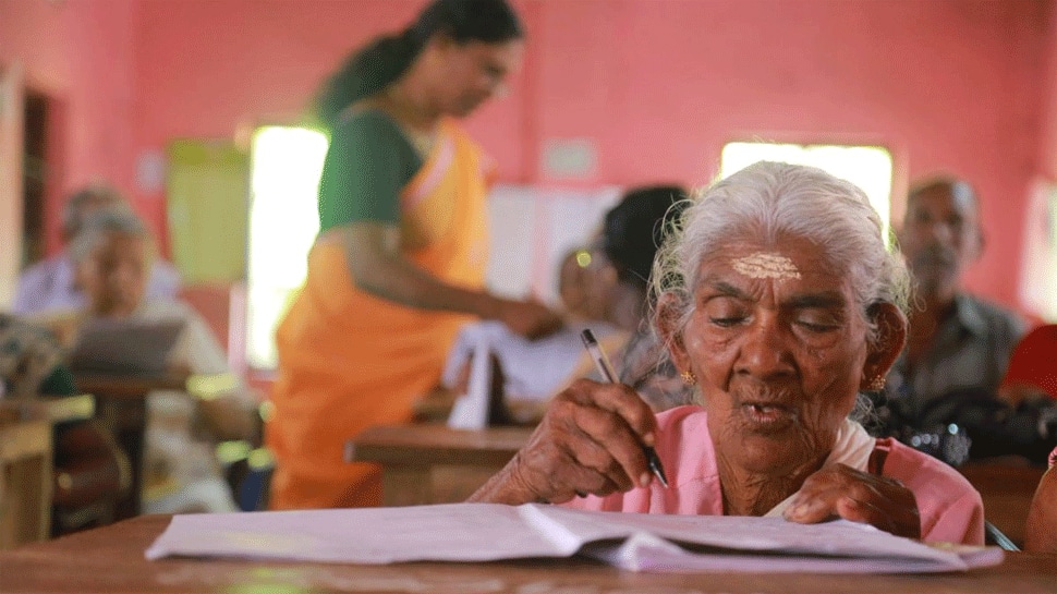 Nervous nineties? Not at all: 96-year-old scores 98/100 in literacy exam