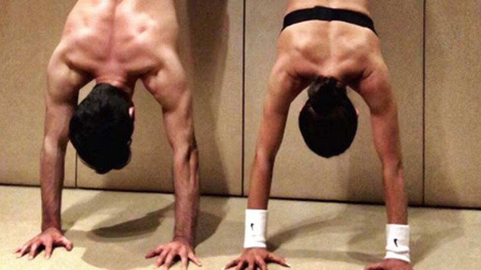 Sushmita Sen and rumoured beau Rohman Shawl&#039;s couple handstand pic will drive away your midweek blues—See pic