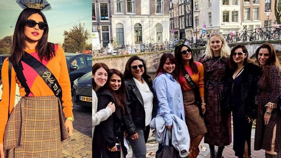 Priyanka Chopra piggybacks her &#039;sister-in-law&#039; Sophie Turner and that too in high heels—Watch video