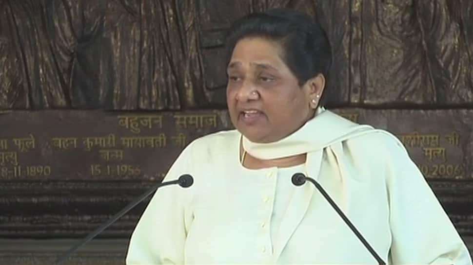 BJP, Congress trying to abolish reservation, says Mayawati