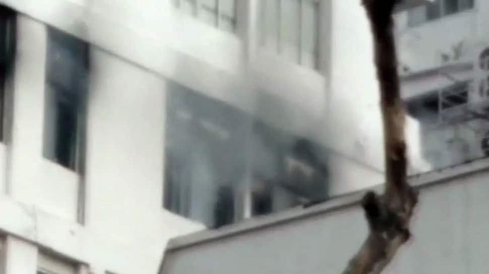 Kolkata: Fire breaks out in high-rise office building on Park Street