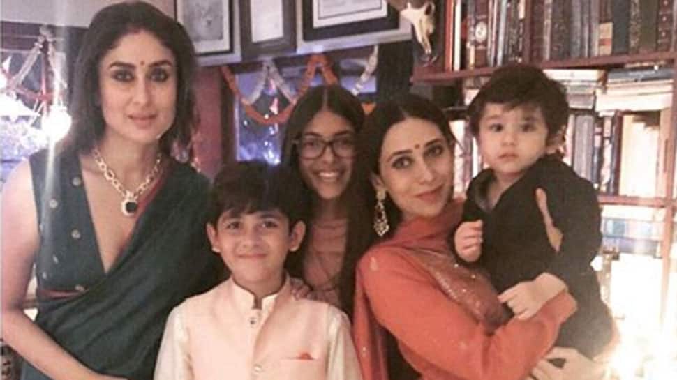 Karisma Kapoor&#039;s Diwali pics with sister Kareena, Taimur and kids call for a freeze frame!