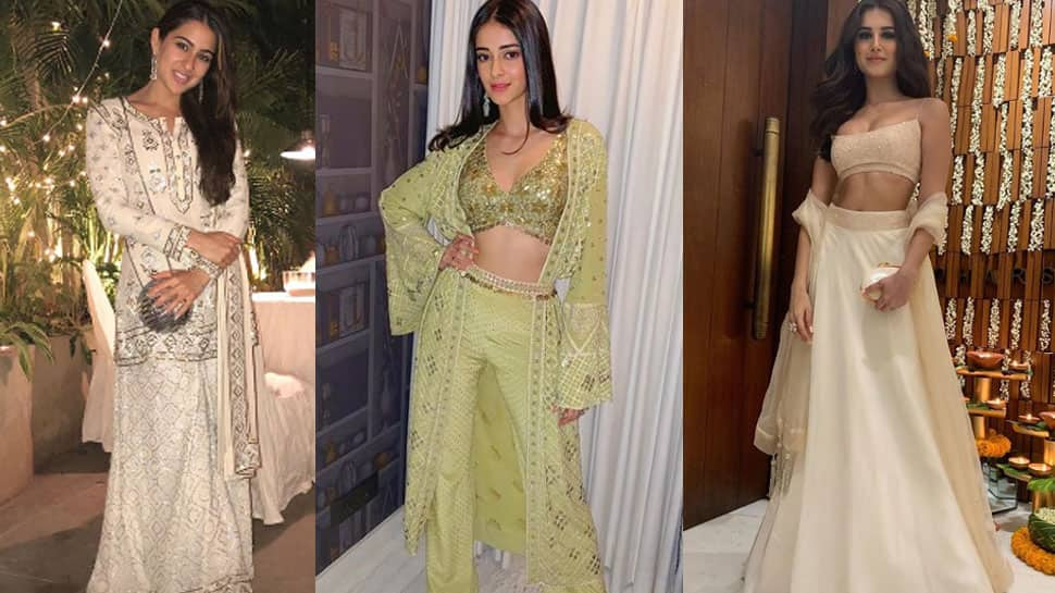 Sara Ali Khan, Ananya Panday and Tara Sutaria rock the ethnic look—Pics