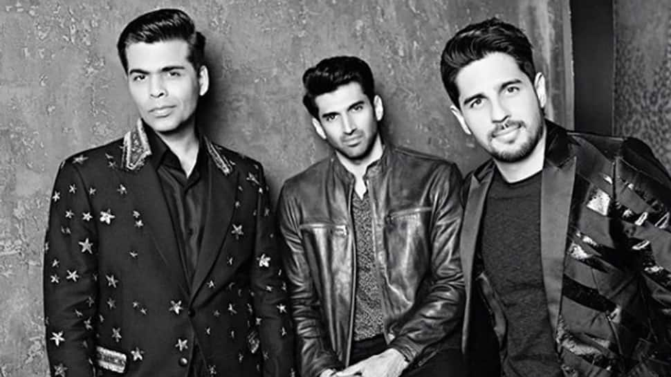 Sidharth Malhotra, Aditya Roy Kapoor shoot for Karan Johar&#039;s Koffee With Karan