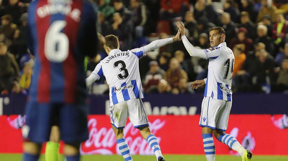 La Liga: Real Sociedad extend away unbeaten streak with 3-1 win over Levante