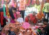 Women are busy shopping ahead of Chhath Puja in Kolkata.