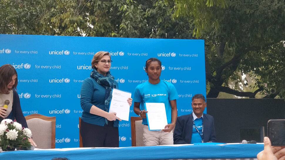 Sprinter Hima Das appointed as UNICEF India&#039;s Youth Ambassador