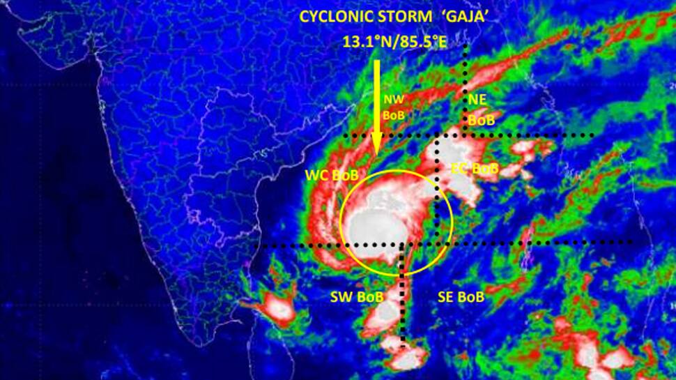 Indian Navy on alert as Cyclone Gaja likely to make landfall on Thursday