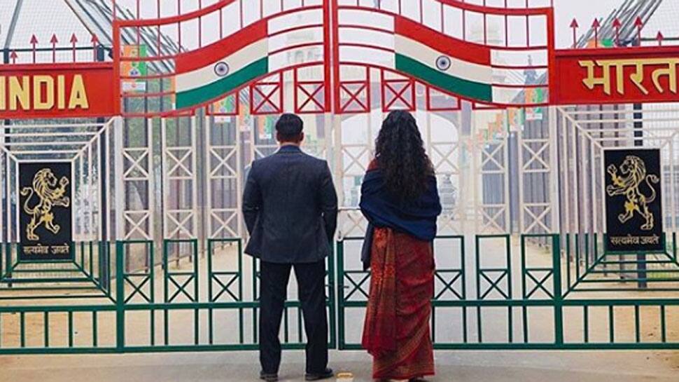 Bharat: Salman Khan and Katrina Kaif standing near Wagah Border spark curiosity