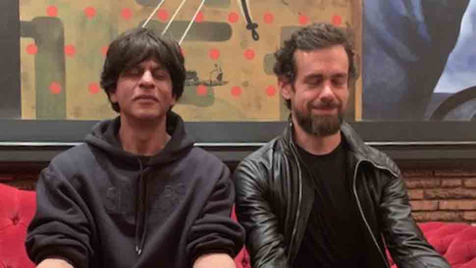 Shah Rukh Khan, Twitter CEO Jack Dorsey banter online before catching up at actor&#039;s residence &#039;Mannat&#039;