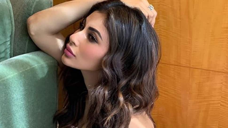 Mouni Roy looks ravishing in a high-slit dress—Pics