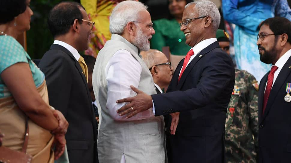 Looking forward to strengthening bilateral relations: PM Modi at Maldives President&#039;s swearing-in