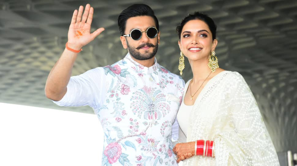 Deepika Padukone-Ranveer Singh go twinning again, head to Bangalore for reception—See pics