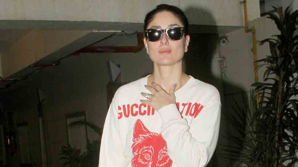 Photo Gallery: Kareena Kapoor Khans red sweatshirt shouts would