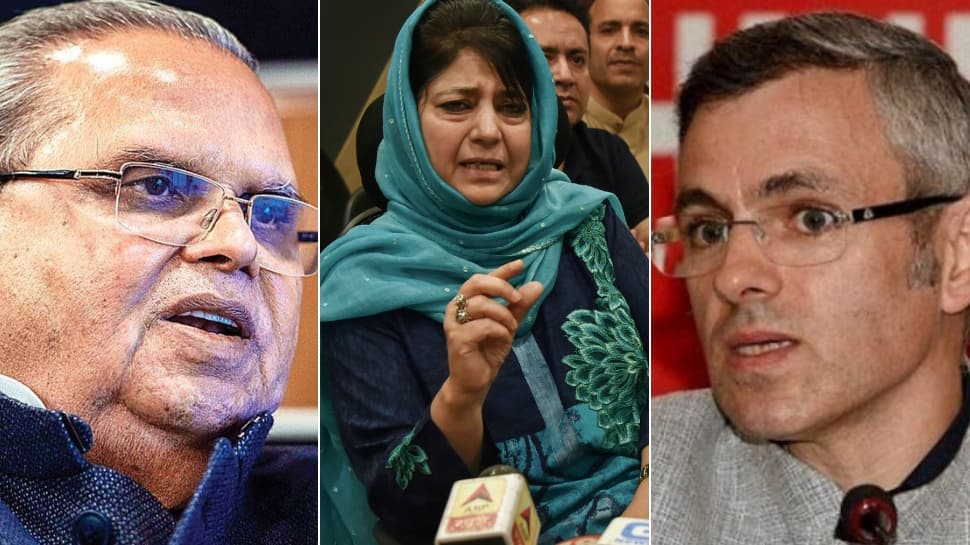 Political storm in J&amp;K as Governor dissolves Assembly; PDP-NC-Congress target Centre