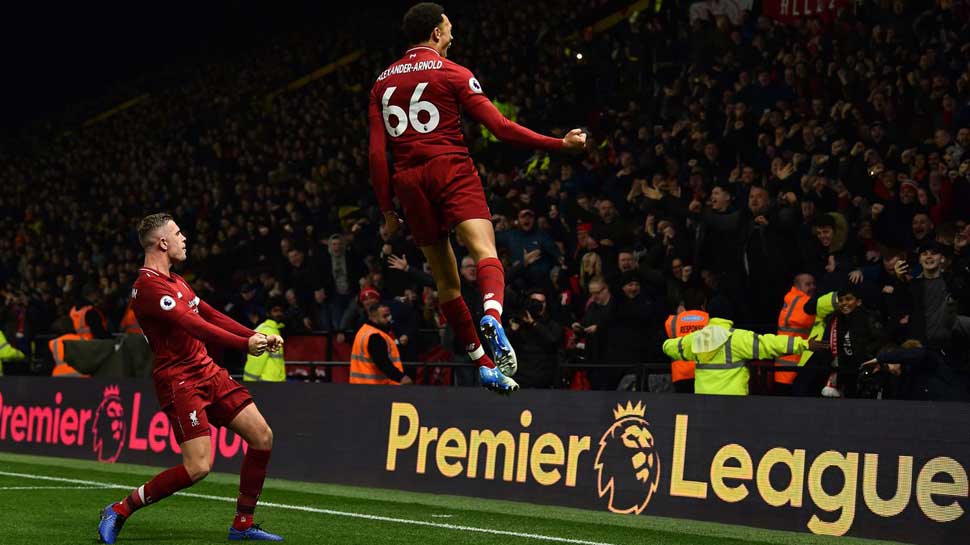 EPL: Jurgen Klopp hails Liverpool late show at Watford