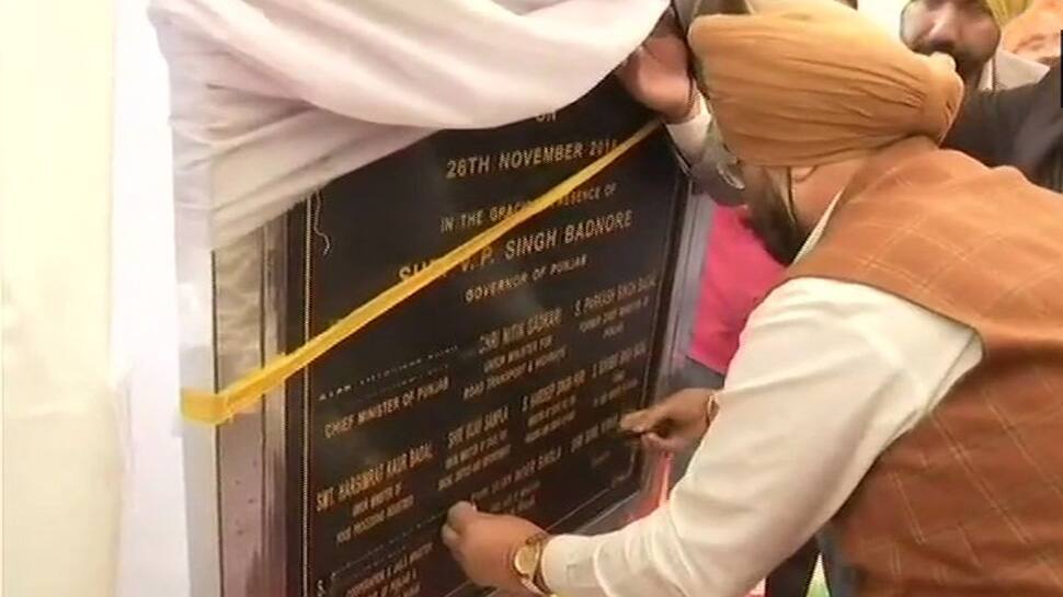 Not a BJP-Akali event: Punjab Minister covers names on Kartarpur Corridor foundation stone with black tape