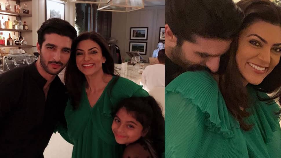 Sushmita Sen celebrated her birthday curled up on mommy&#039;s lap with boyfriend Rohman Shawl by her side—See pics