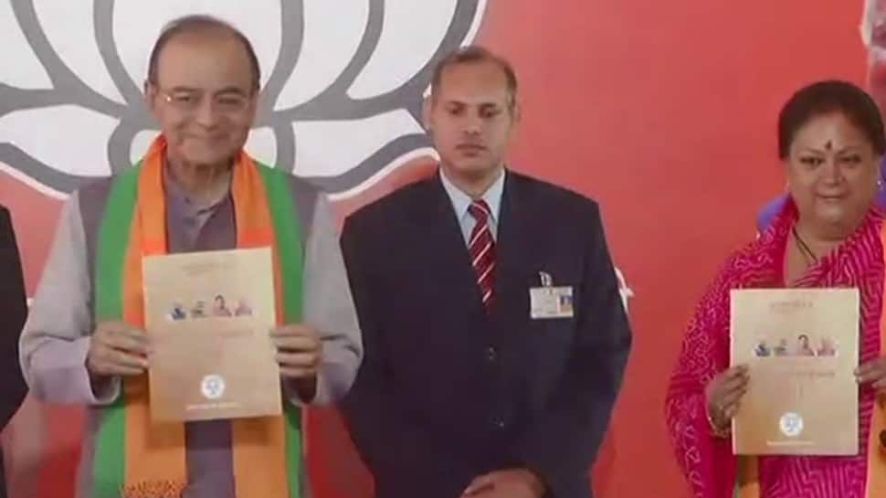 BJP releases manifesto in Rajasthan, claims 94% of promises made before last polls achieved