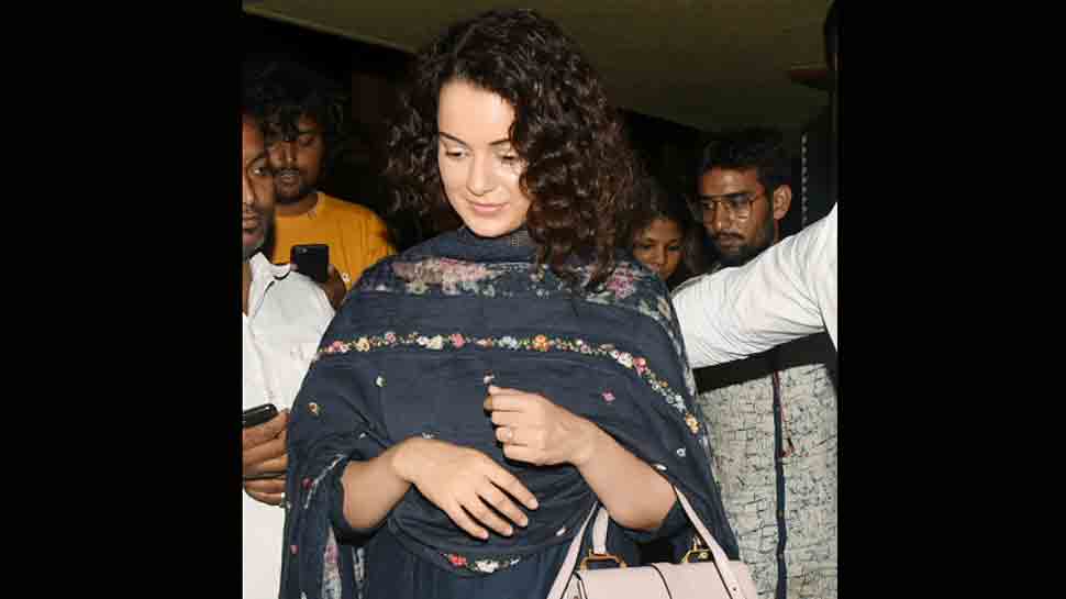 Kangana Ranaut snapped outside Manikarnika producer Kamal Jain&#039;s office