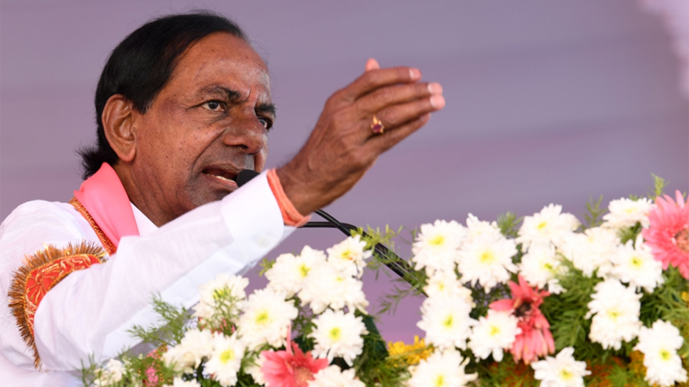 Khamosh baitho: KCR fumes as man raises ‘12% reservation’ issue at rally – watch video