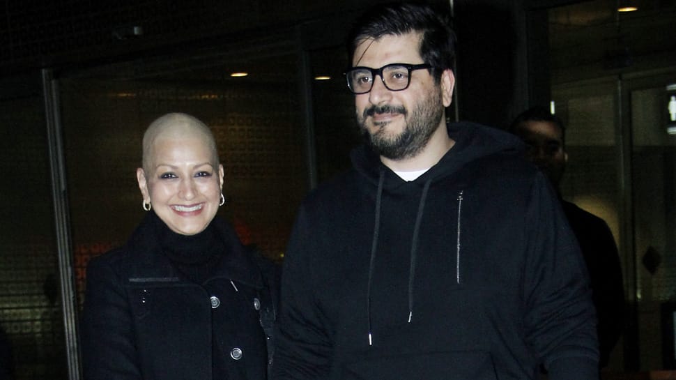 Sonali Bendre returns to Mumbai after undergoing cancer treatment in New York