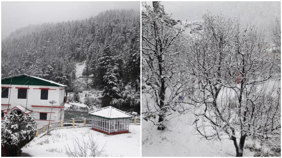 Fresh snowfall recorded in Uttrakhand, Himachal Pradesh