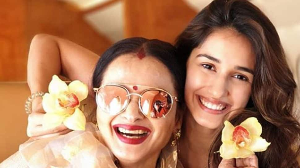 Rekha and Disha Patani&#039;s cutesy clicks will make you smile