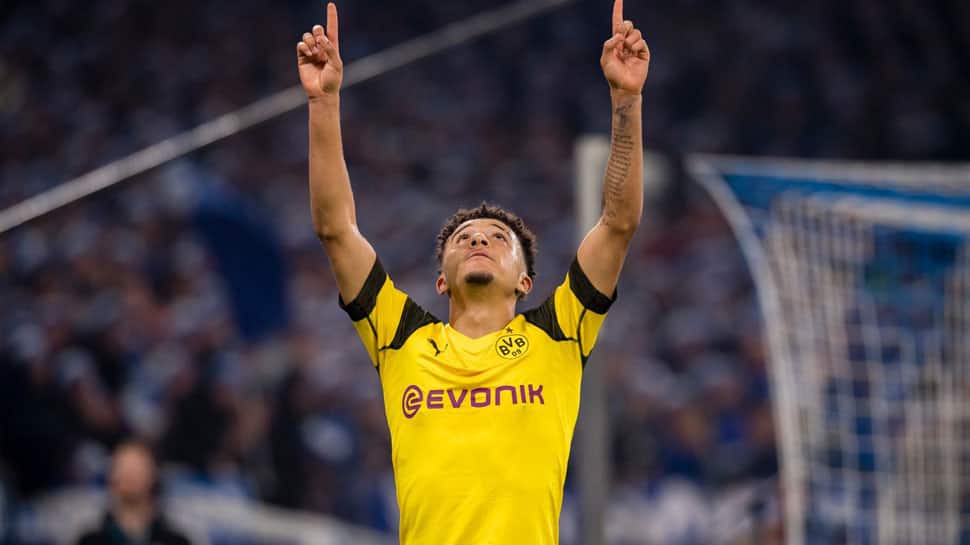 Bundesliga: Jadon Sancho goal earns Dortmund 2-1 win in Ruhr derby