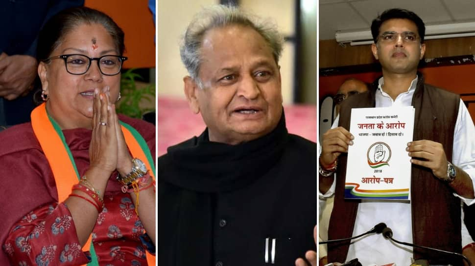 Rajasthan Assembly elections 2018: Vasundhara Raje, Ashok Gehlot, or Sachin Pilot - Prime contenders for the Chief Minister&#039;s post