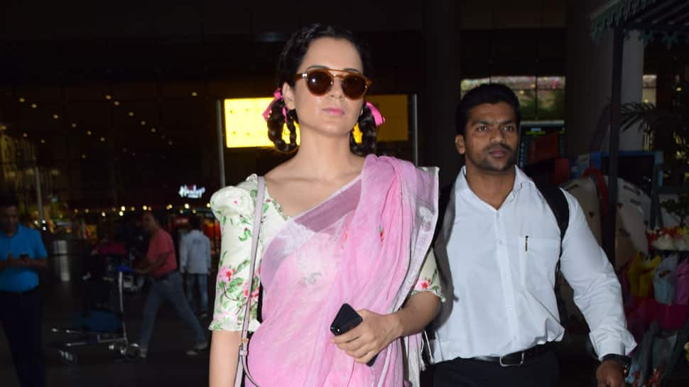 I feel more free, feminine in saris: Kangana Ranaut