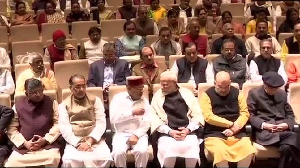 BJP Parliamentary meeting, to take stock of state poll debacles, underway