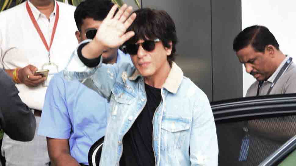 After shaking a leg with Salman Khan, Shah Rukh Khan leaves for Lucknow for Zero promotion
